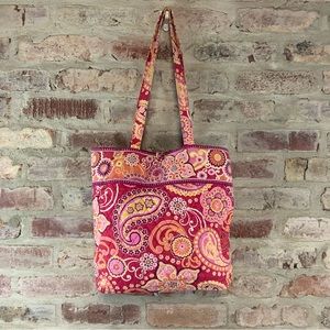 Vera Bradley red tote bag